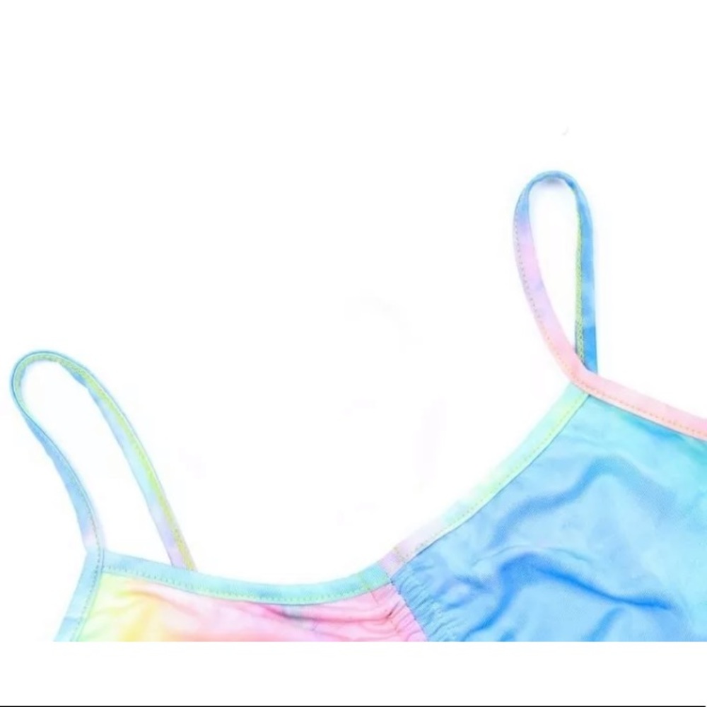 FINAL PRICE Tie Dye 2 pc. Skirt + Crop Top Set - Picture 4 of 5